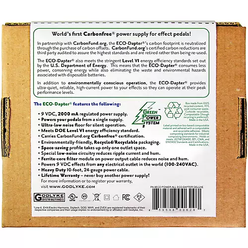 Godlyke Power-All Eco-Dapter Carbon Free Power Supply Deluxe Kit