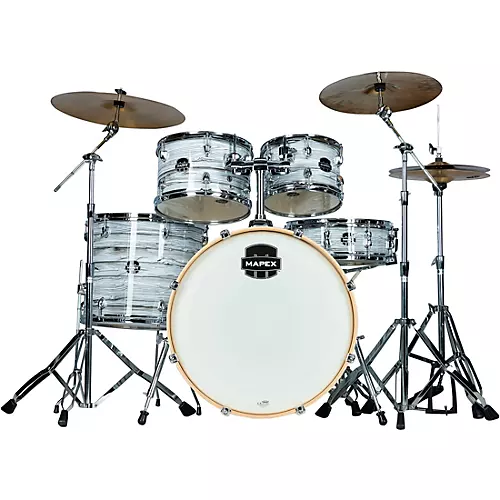 Mapex Venus Complete 5-Piece Drum Set With Hardware & Cymbals Redwood