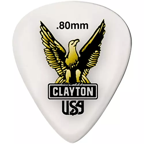 Clayton Acetal Standard Guitar Picks .63 mm 1 Dozen