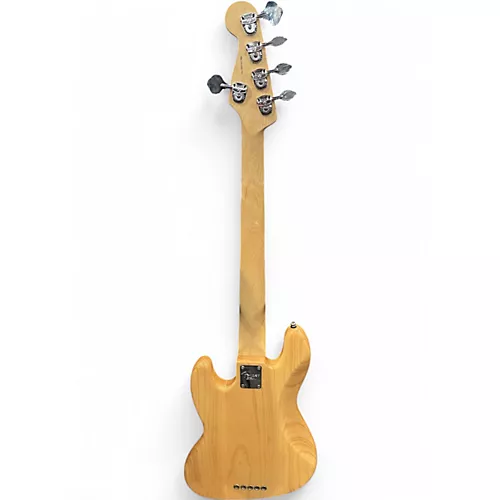 Used 2019 Fender American Professional Jazz Bass V Natural Electric Bass Guitar Natural