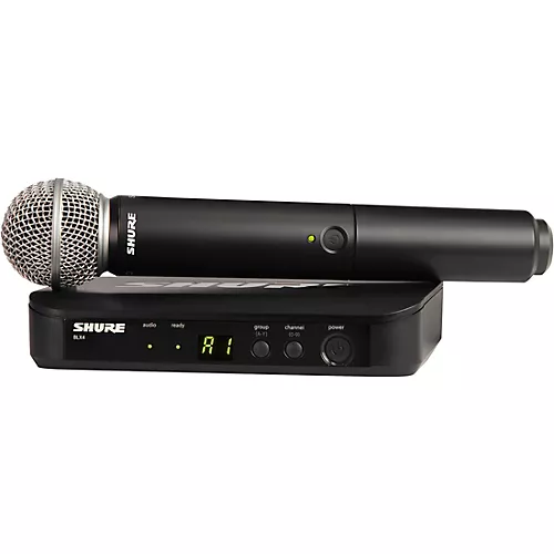 Shure BLX24/SM58 Handheld Wireless System With SM58 Capsule Band H9