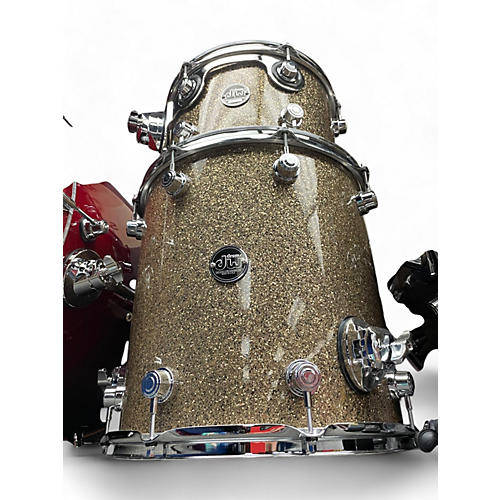 Used 2024 DW 3 Piece Performance Series Ginger Glitter Drum Kit Ginger Glitter