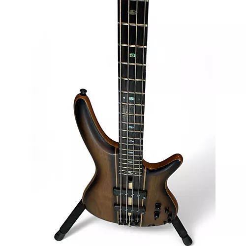 Used Ibanez SR1350B Walnut Electric Bass Guitar Walnut