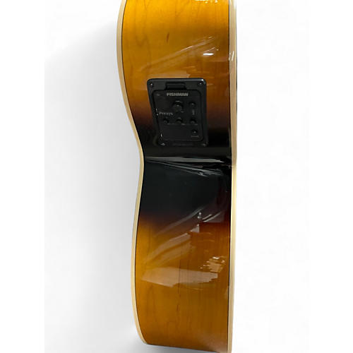 Used Epiphone J-200EC Studio Left Handed Tobacco Sunburst Acoustic Electric Guitar Tobacco Sunburst