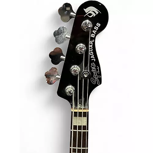 Used Squier Troy Sanders Signature Jaguar Silverburst Electric Bass Guitar Silverburst