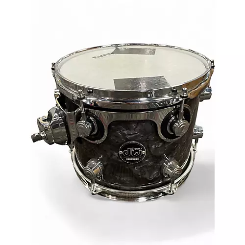 Used DW 3 Piece Performance Series BLACK DIAMOND Drum Kit BLACK DIAMOND