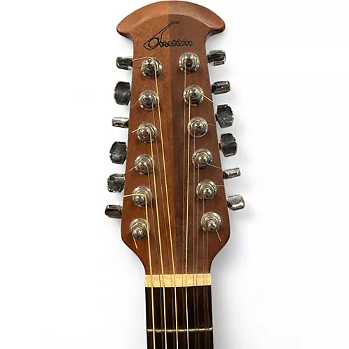 Used Ovation 6751 Standard Balladeer Red Burst 12 String Acoustic Electric Guitar Red Burst