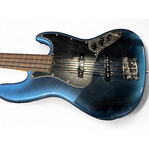 Used Fender american pro ii fretless Dark Night Electric Bass Guitar Dark Night