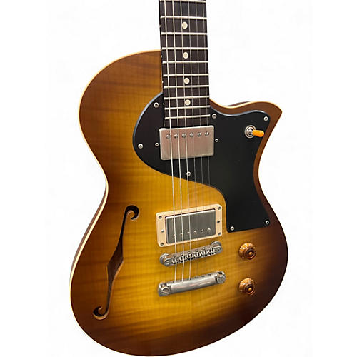 Used La Grange Guitars Grand Wheel Satin Tobacco Sunburst Hollow Body Electric Guitar Satin Tobacco Sunburst