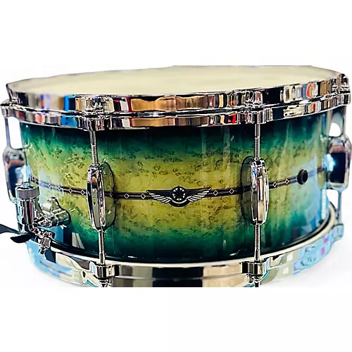 Used 2024 TAMA 6.5in STAR CERULEAN BIRDSEYE MAPLE BURST  Drum CERULEAN BIRDSEYE MAPLE BURST  93