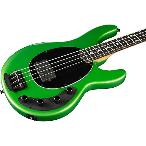 Ernie Ball Music Man StingRay Special H Electric Bass Guitar Black and Chrome