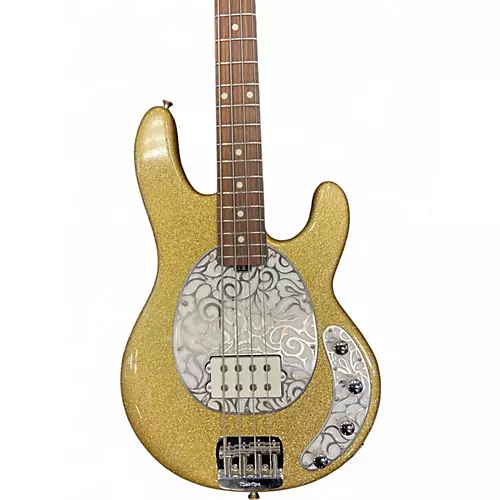 Used Ernie Ball Music Man StingRay Special H Deep Gold Sparkle Electric Bass Guitar Deep Gold Sparkle