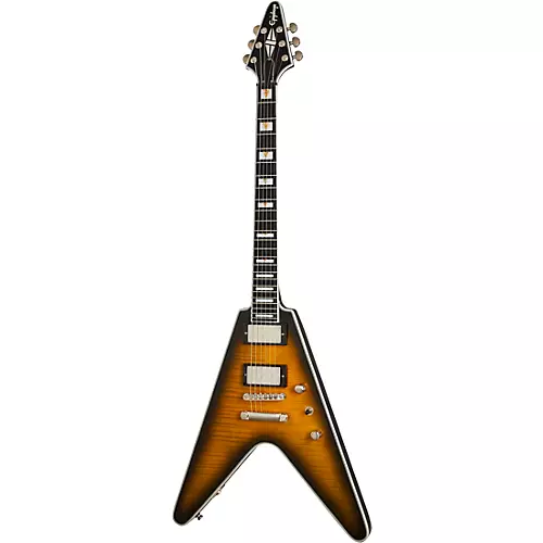 Epiphone Flying V Prophecy Electric Guitar Yellow Tiger Aged Gloss