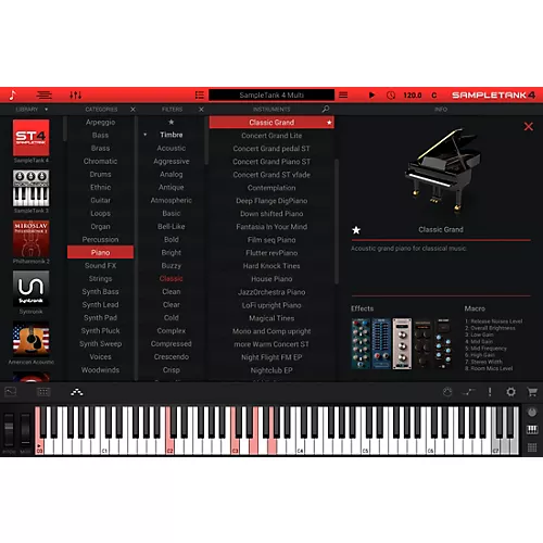 IK Multimedia SampleTank 4 MAX v2 Virtual Instrument Plug-in (Crossgrade)