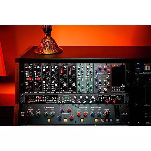 Harrison D510r 10-Slot 500 Series Rack System with Dante Interface Card & Analog Mixer Module