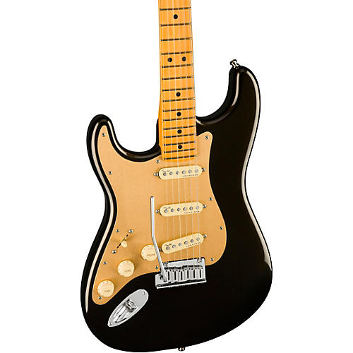 Fender American Ultra Stratocaster Maple Fingerboard Left-Handed Electric Guitar Texas Tea