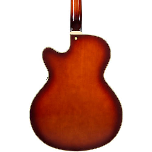 D'Angelico Excel 16 Hollowbody Electric Guitar w/ Seymour Duncan 59 Humbucker Amaretto Burst