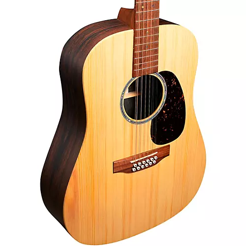 Martin DX2E 12-String X Series Rosewood Dreadnought Acoustic-Electric Guitar Natural