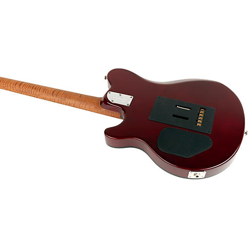 Ernie Ball Music Man Axis Super Sport Flame Top Electric Guitar Roasted Amber