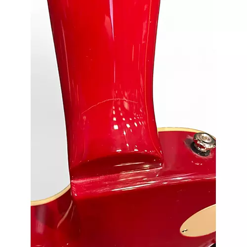 Used Epiphone Les Paul Standard Red Solid Body Electric Guitar Red