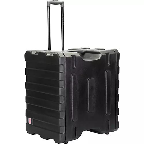 Gator G-Pro Roto Mold Rolling Rack Case Black 8 Space