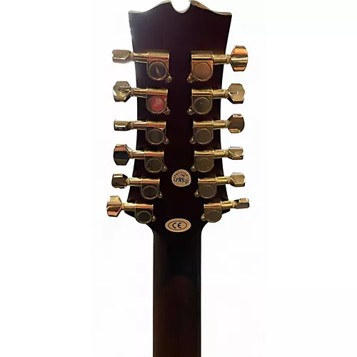 Used Mitchell T331-TCE-BST edge burst 12 String Acoustic Electric Guitar edge burst