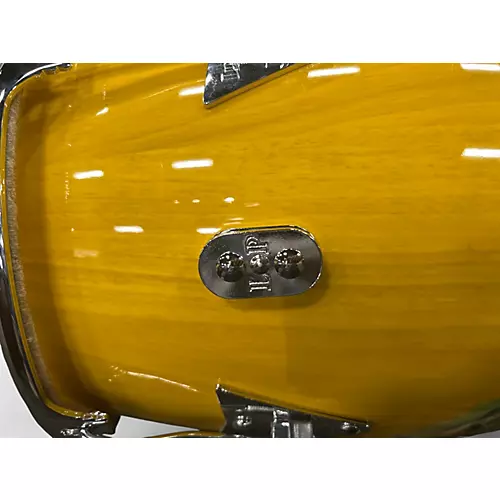 Used LP Santana Africa Speaks Conga 12.50 in. Yellow Lacquer Conga