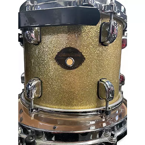 Used TAMA 6 Piece Starclassic Performer Vegas Gold Drum Kit Vegas Gold