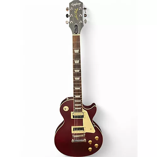 Used Epiphone Les Paul Traditional Pro IV Wine Red Solid Body Electric Guitar Wine Red