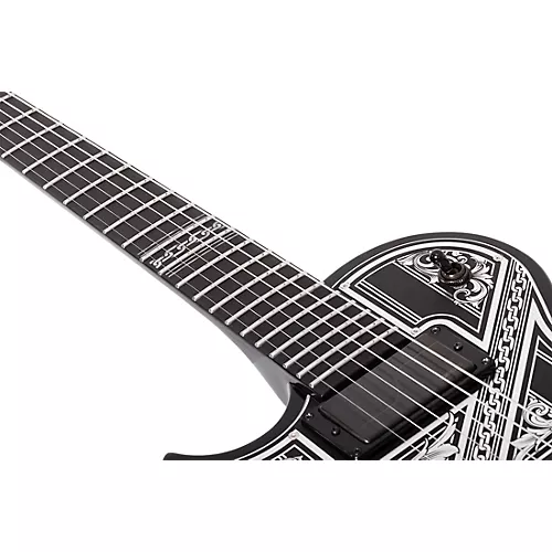 Schecter Guitar Research Solo-II Przym Palladium Left Handed Electric Guitar Gloss Black
