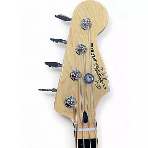Used Squier Classic Vibe 70s Jazz Bass Natural Electric Bass Guitar Natural