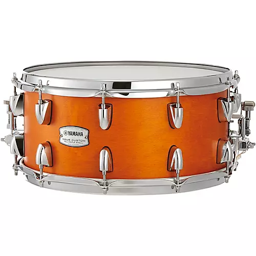 Yamaha Tour Custom Maple Snare Drum 14 x 5.5 in. Butterscotch Satin