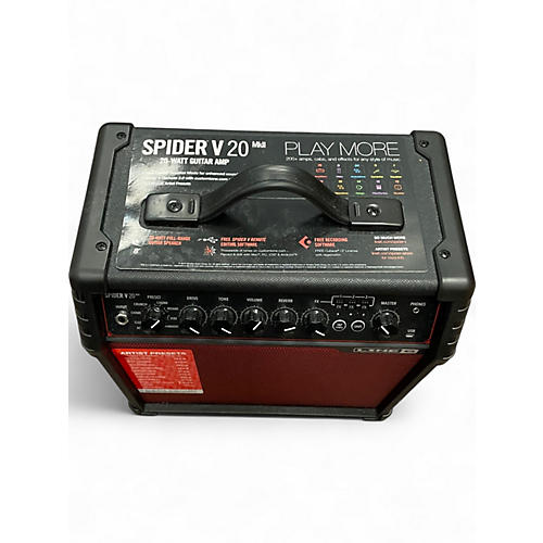 Used Line 6 Spider V 20 MkII 20w 1x8 Guitar Combo Amp