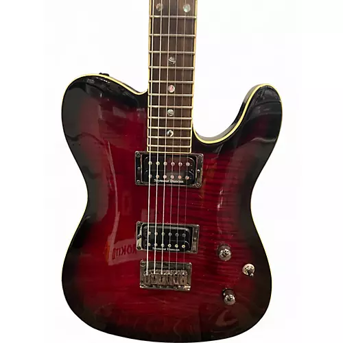 Used Fender Special Edition Custom Telecaster FMT HH Red Solid Body Electric Guitar Red