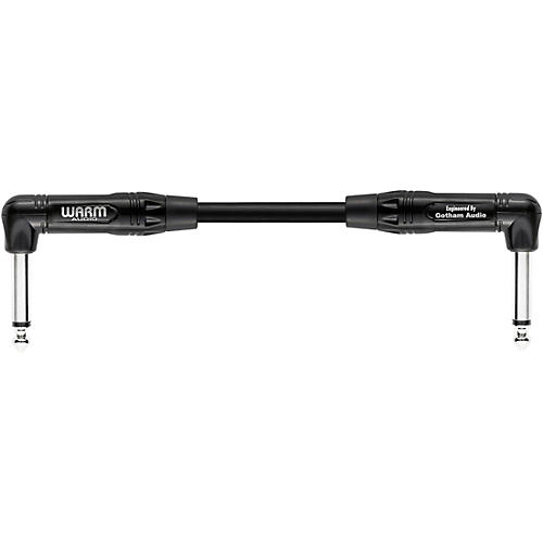 Warm Audio Pro Series - Both Ends Rgt-Angle Instrument - 4 Pack 6 in. Black