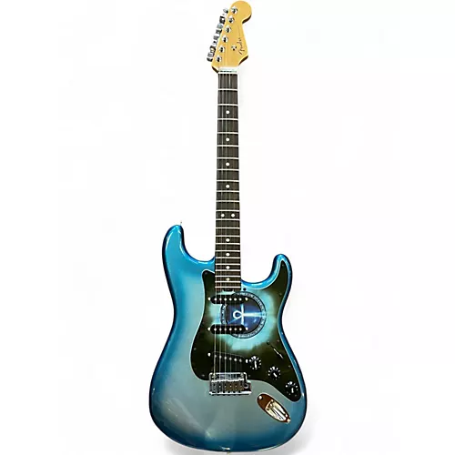 Used 2016 Fender American Elite Stratocaster Sky Burst Metallic Solid Body Electric Guitar Sky Burst Metallic