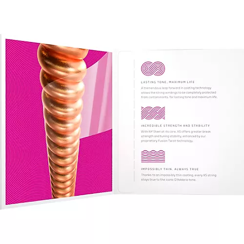 D'Addario XS Acoustic Phosphor Bronze Strings Light Plus (12.5 - 54)