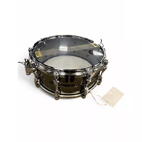 Used TAMA 6X14 Starphonic Snare STEEL Chrome Silver Drum Chrome Silver 13
