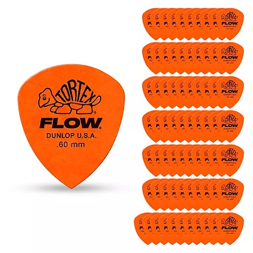 Dunlop Tortex Flow Guitar Picks STD PK-72 1.14 mm 72 Pack