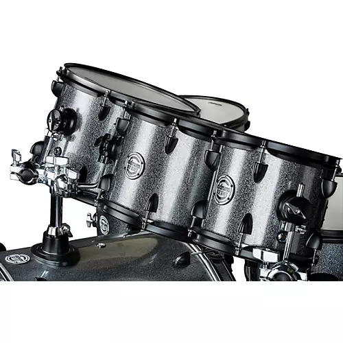 Ddrum D2 8-Piece Double Bass Complete Kit With Black Hardware Dark Silver Sparkle