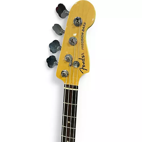 Used 2017 Fender American Elite Precision Bass 3 Tone Sunburst Electric Bass Guitar 3 Tone Sunburst