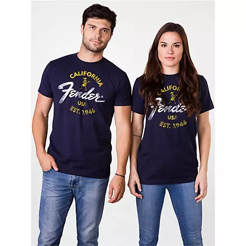 Fender Baja Blue T-Shirt X Large Blue