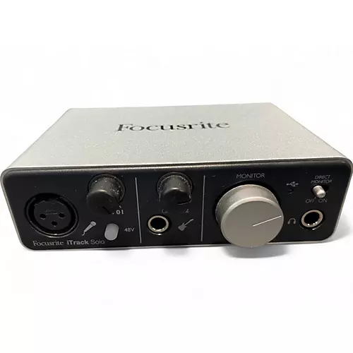 Used Focusrite iTrack Solo Audio Interface