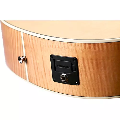 Guild Jumbo Junior Acoustic-Electric Bass Guitar Flame Maple