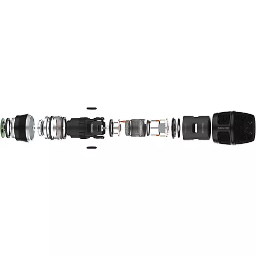 Shure RPW204 Black Nexadyne Dynamic Microphone Wireless Capsule, Supercardioid