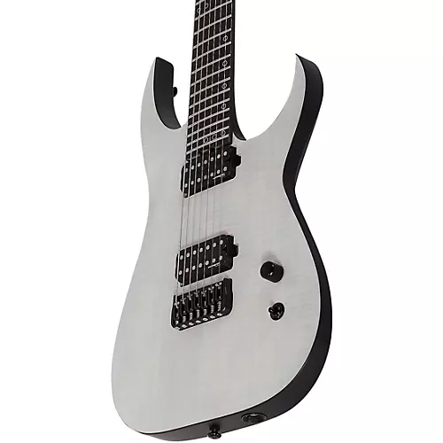 Schecter Guitar Research KM-7 MK-III Legacy 7-String Electric Guitar Transparent White Satin