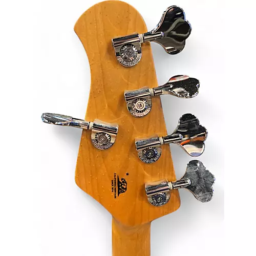 Used Ernie Ball Music Man string ray 5 pewter Electric Bass Guitar pewter