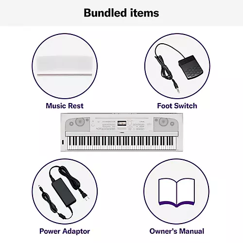 Yamaha DGX-670 88-Key Portable Grand Black