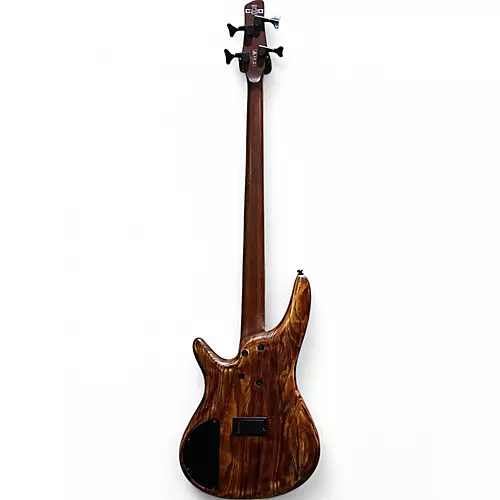 Used Ibanez SR650 Worn Natural Electric Bass Guitar Worn Natural