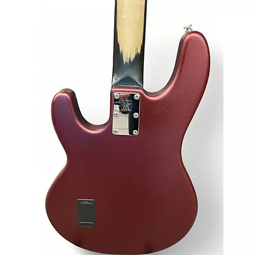 Used Ernie Ball Music Man Stingray SUB Bass Wine Red Electric Bass Guitar Wine Red
